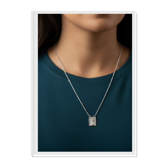 Escapulário Prateado (1)