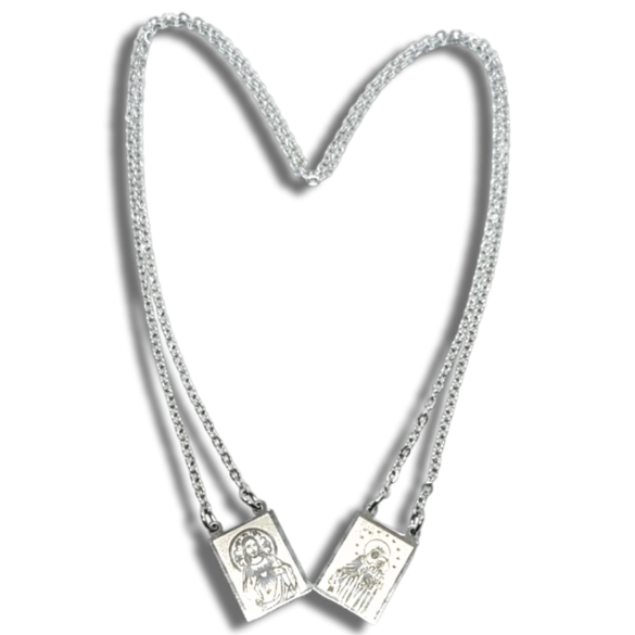 Escapulário Prateado