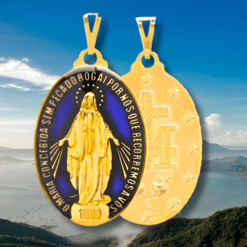 Medalha Azul e Dourada